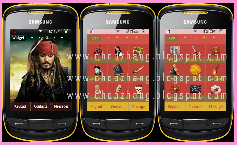 Free Mobile Themes Download For Samsung Corby 2