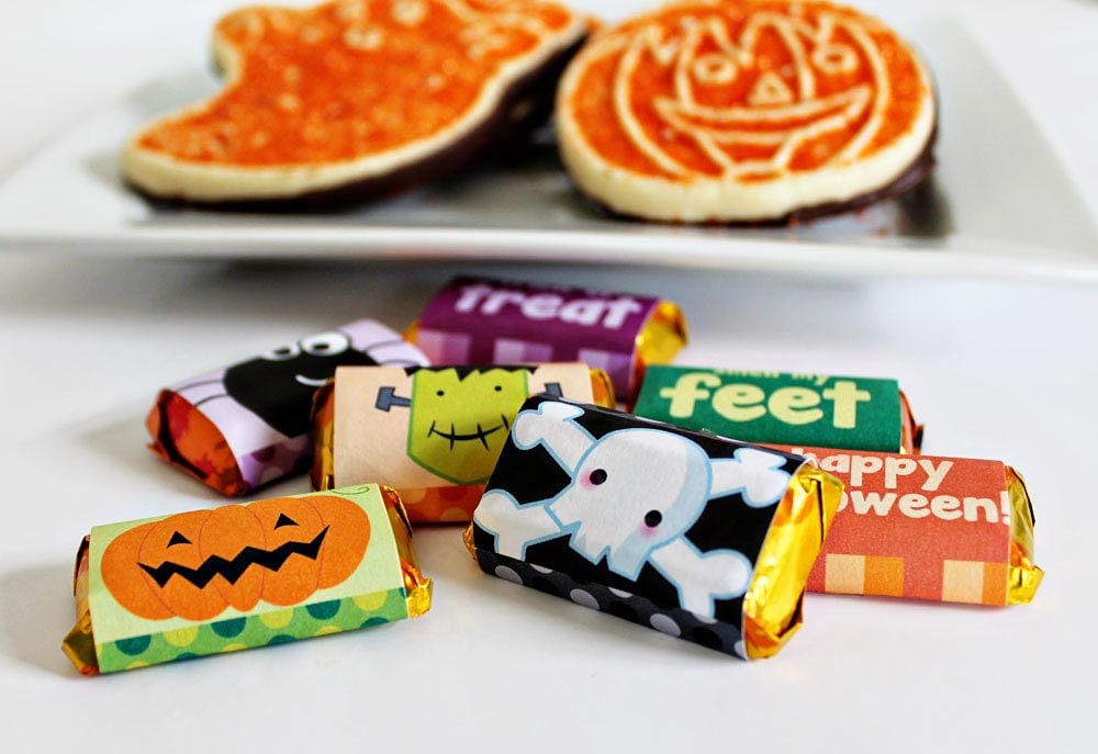 Free Printable Candy Bar Wrappers Halloween