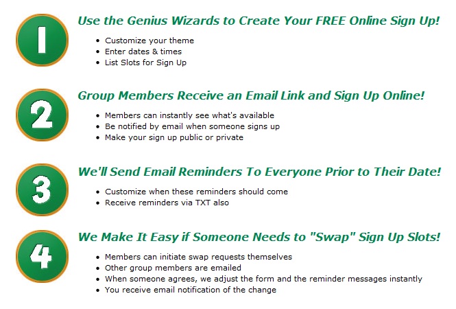 Free Sign Up Sheets Online