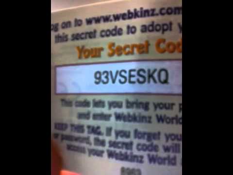 Free Webkinz Codes Unused 2012