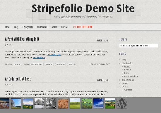 Free Wordpress Themes 2012 Portfolio