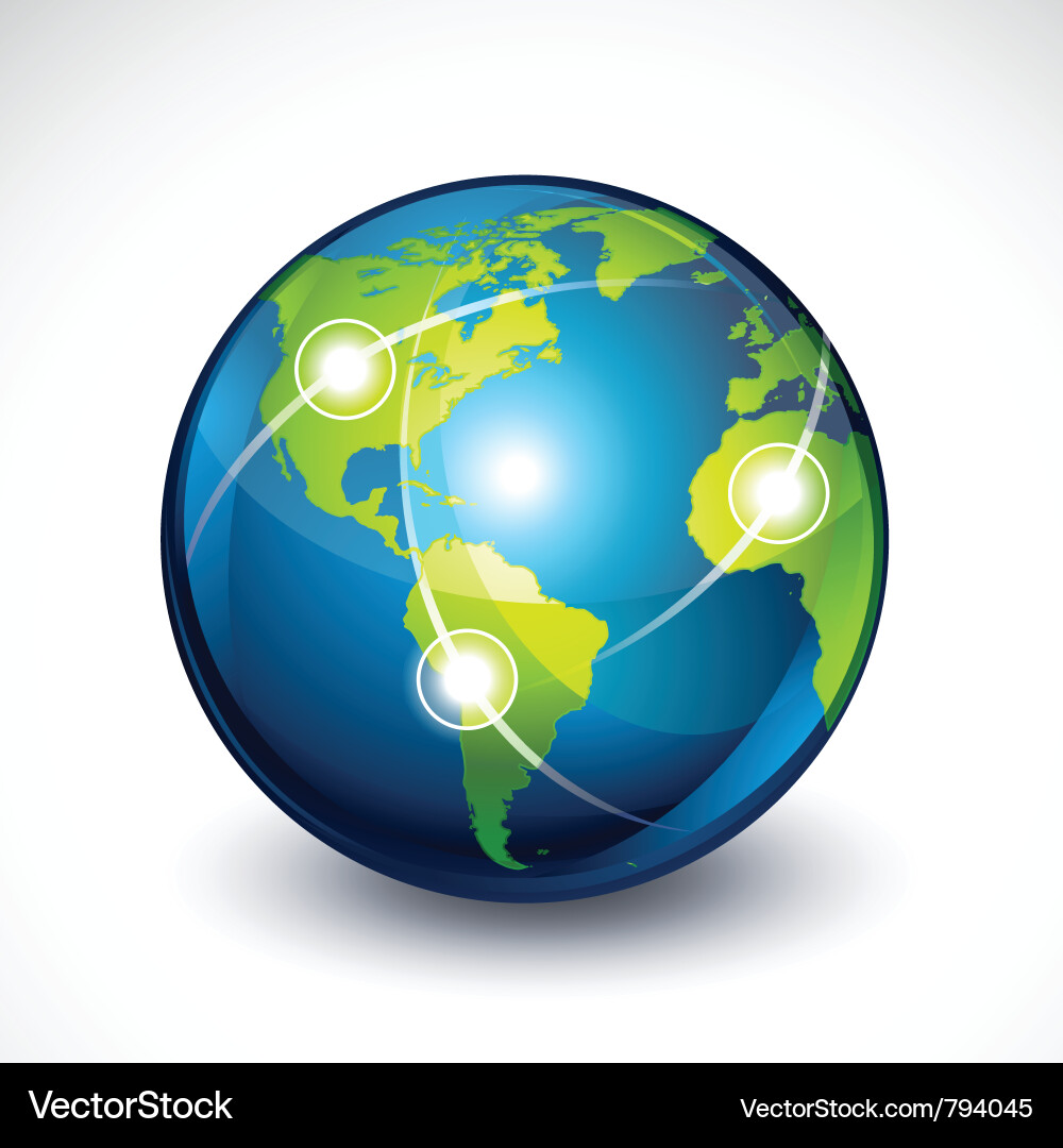 Free World Globe Vector
