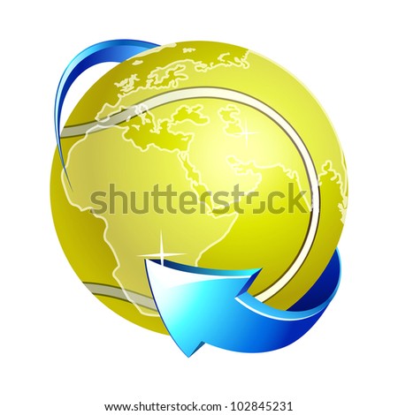 Free World Globe Vector