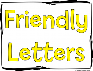 Friendly Letter Format Template Free