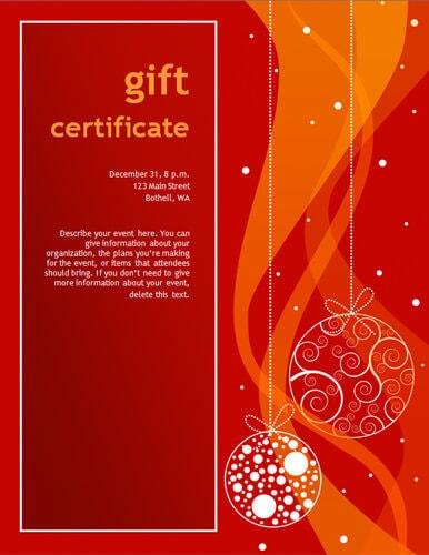 Gift Voucher Terms And Conditions Template