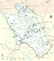 Glacier National Park Map Topo