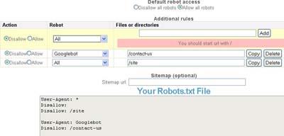 Google Webmaster Robots.txt Generator