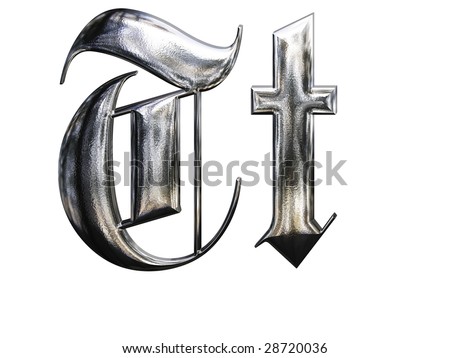 Gothic Lettering Alphabet