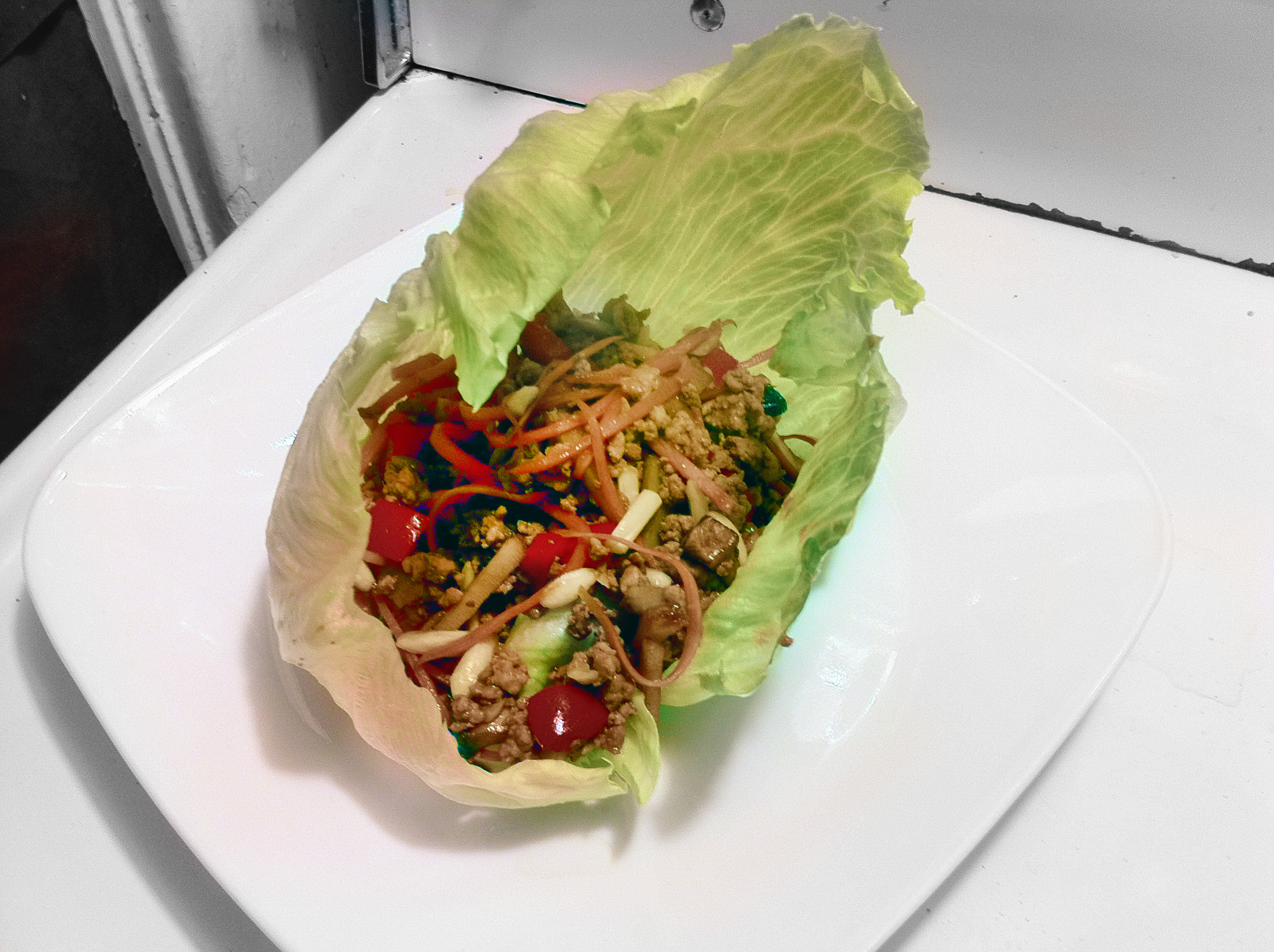 Ground Chicken Lettuce Wraps Recipe Easy