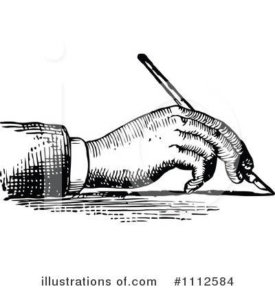 Hand Writing Clipart