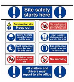 Health And Safety At Work Signs