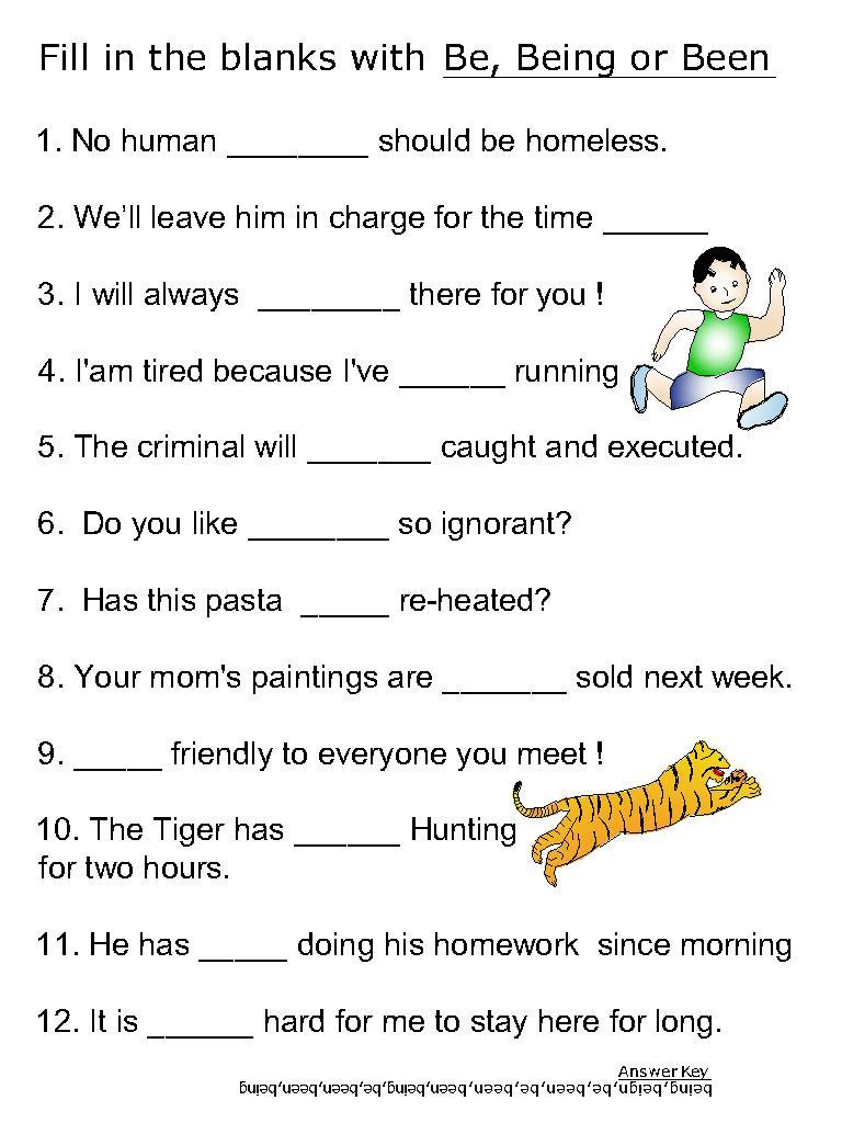 Helping Verbs Worksheet Pdf