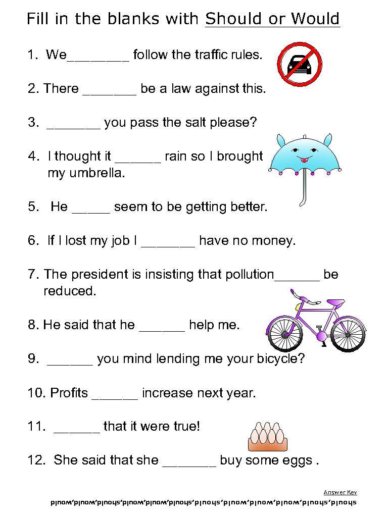 Helping Verbs Worksheets For Kids