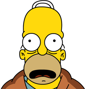 Homer Drooling Face