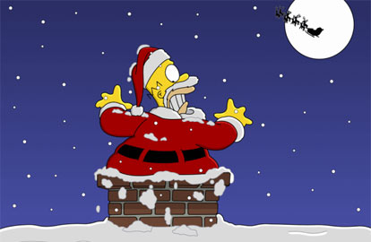Homer Simpson Christmas Song