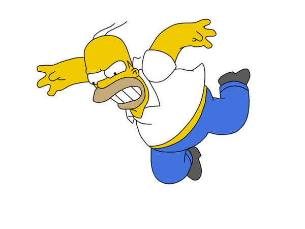 Homer Simpson Facebook Emoticon