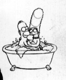 Homer Simpson Funny Tattoo