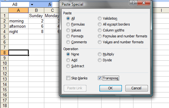 How Do I Transpose Columns And Rows In Excel