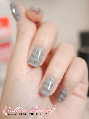 How To Do Newspaper Nails With Printer Paper