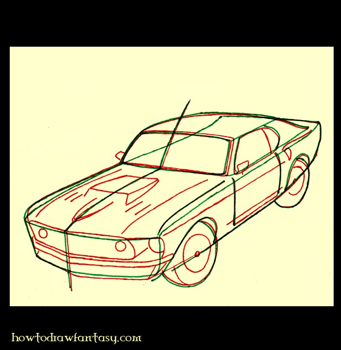 How To Draw A Car Step By Step