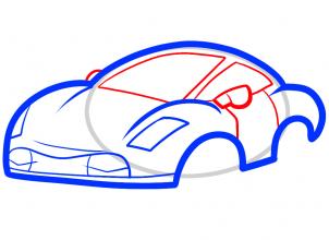 How To Draw A Car Step By Step For Kids