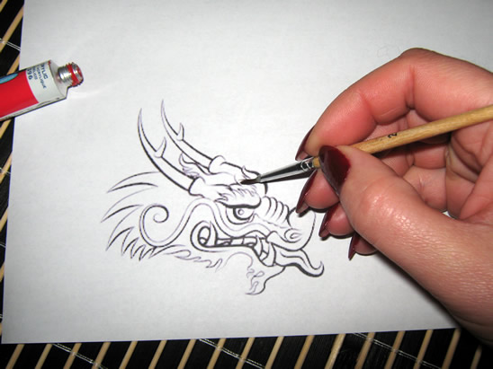 How To Draw A Dragon Head For Kids