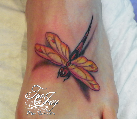 How To Draw A Dragonfly Tattoo