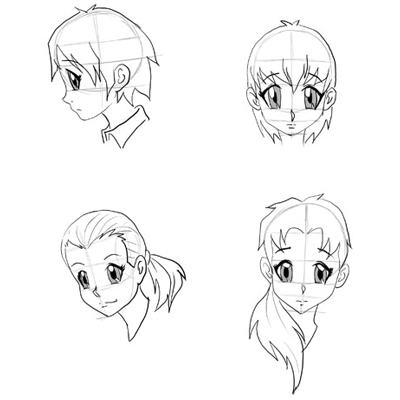 How To Draw Anime Characters Step By Step Free