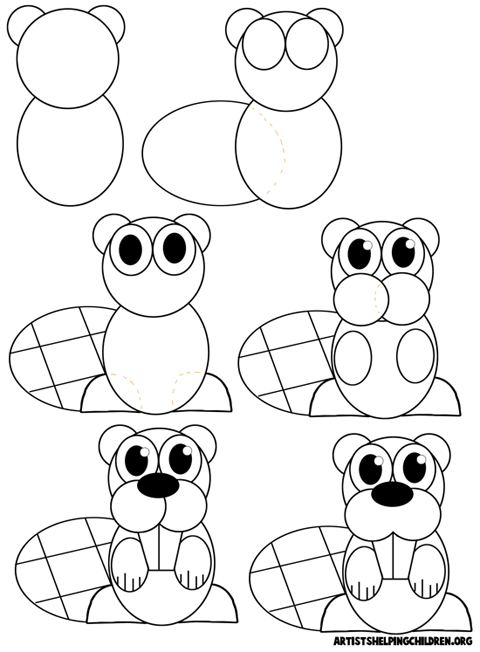 How To Draw Cartoons Step By Step For Kids Easy