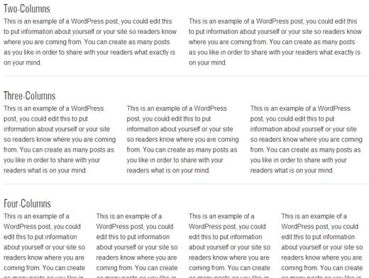 How To Make Two Columns In Wordpress Page