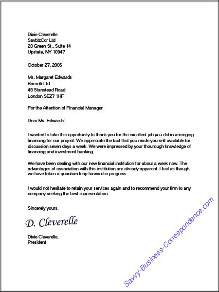 How To Write A Business Letter Template