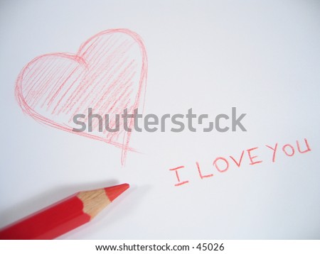 I Love You Heart Drawings