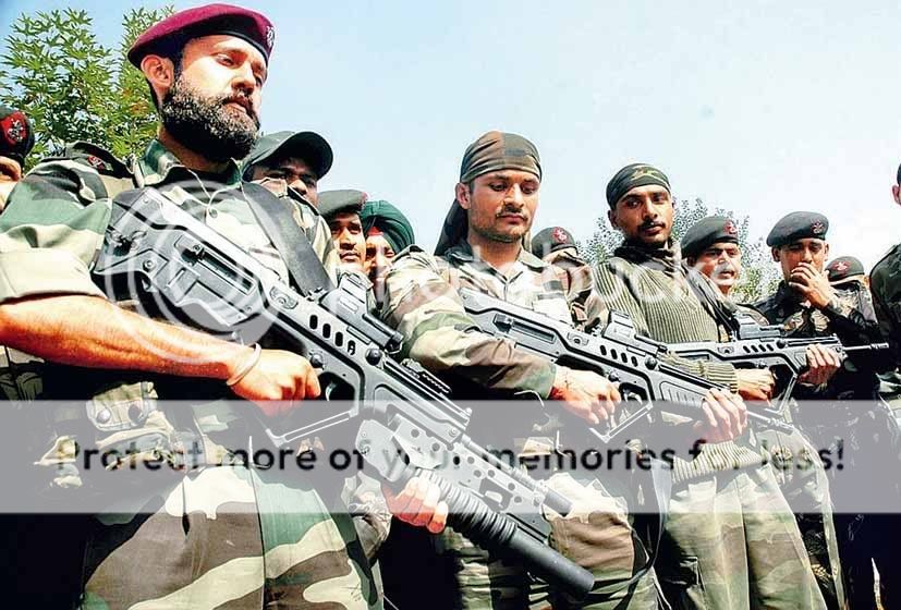 Indian Army Soldier With Gun