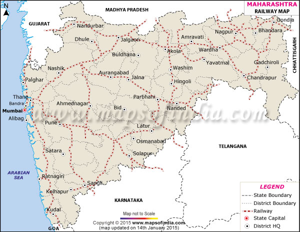 Indian Railways Map Route