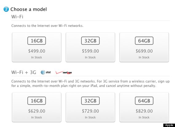 Ipad 16gb 3g Wifi Price