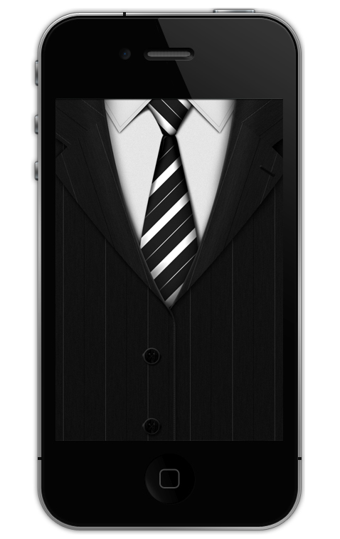 Iphone 4s Black Wallpaper