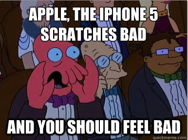 Iphone 5 White Vs Black Scratch