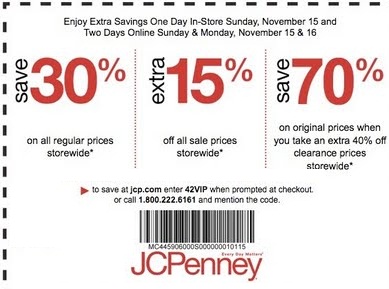 Jcpenney Printable Coupons 2012 December