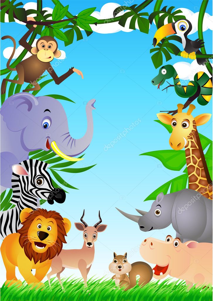 Jungle Animals Cartoon Images