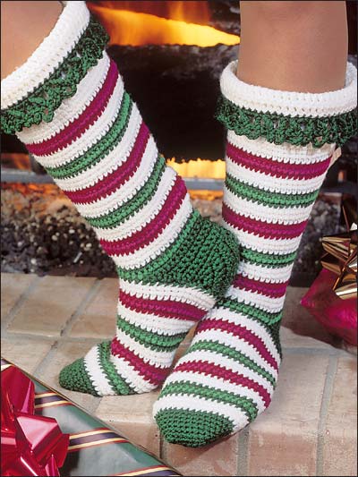 Knitted Candy Cane Pattern