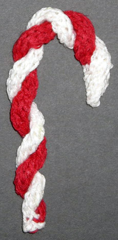 Knitted Candy Cane Pattern