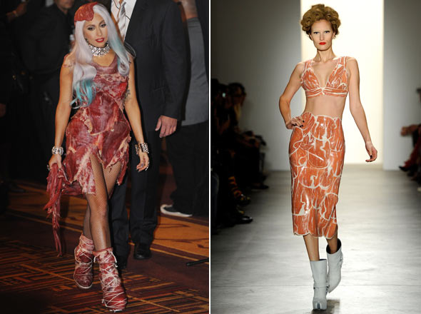 Lady Gaga Meat Dress Costume