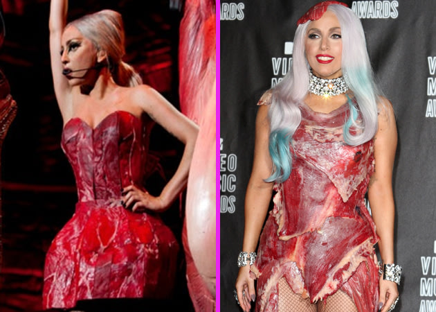 Lady Gaga Meat Dress Fancy Dress