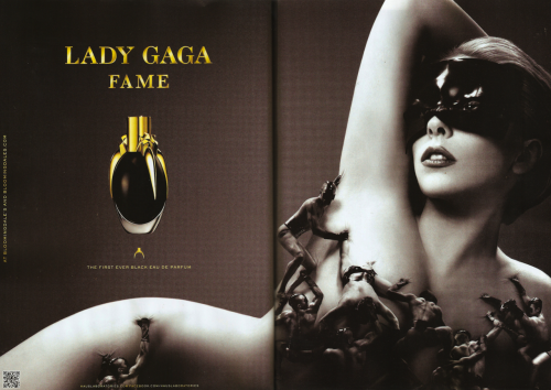 Lady Gaga Perfume Ad Picture