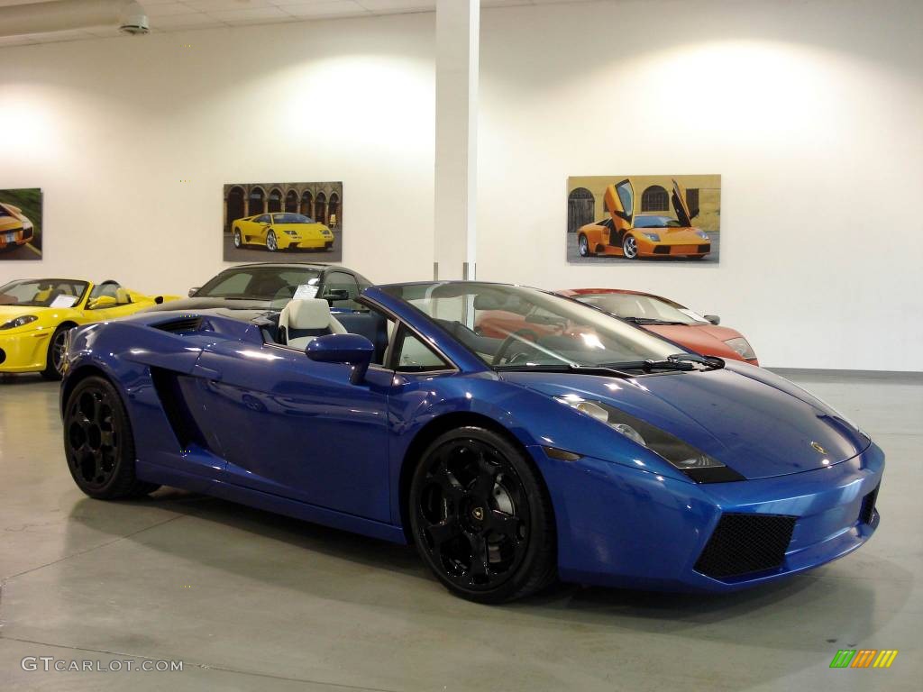 Lamborghini Gallardo Spyder Blue