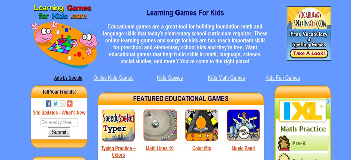 Language Arts Games For Kids