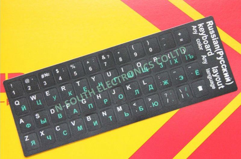 Laptop Keyboard Stickers English