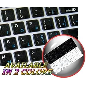 Laptop Keyboard Stickers English