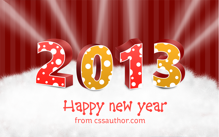 Latest New Year Greeting Cards 2013 Free Download