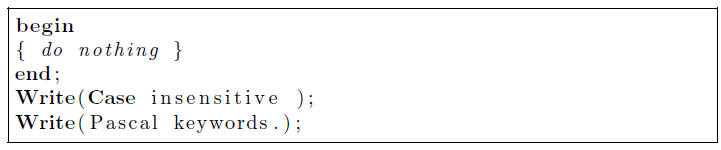 Latex Programming Code